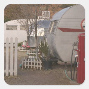 USA, Arizona, Bisbee: Shady Dell Motel, All Square Sticker