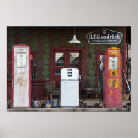 USA, Arizona. Chloride Ghost Town, old gas