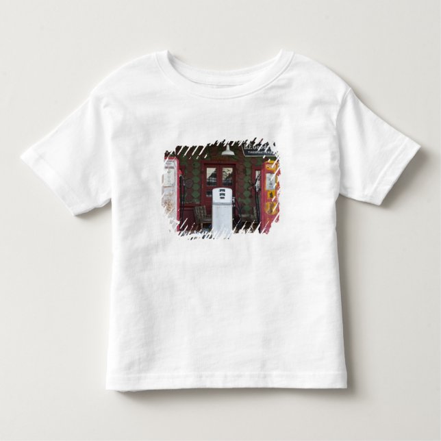 USA, Arizona. Chloride Ghost Town, old gas Toddler T-Shirt (Front)