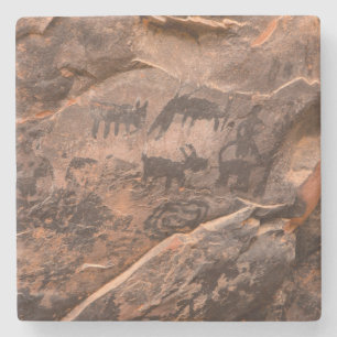 USA, Arizona, Coconino National Forest, Palatki Stone Coaster