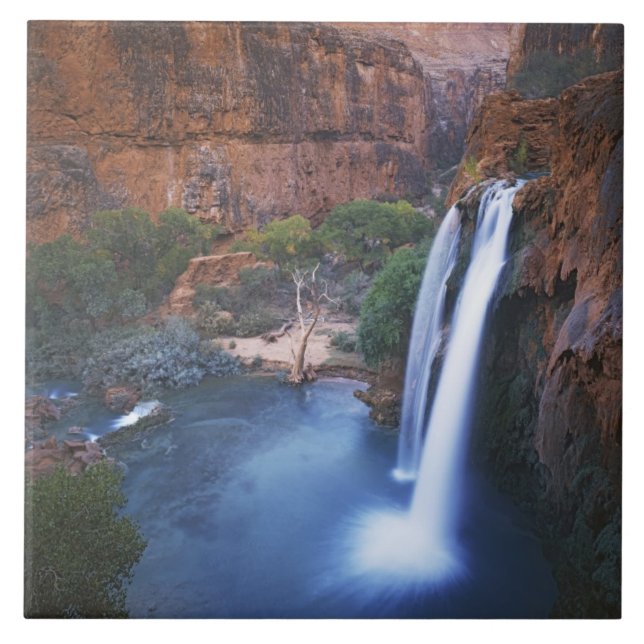 USA, Arizona, Grand Canyon, Havasu Falls Tile (Front)