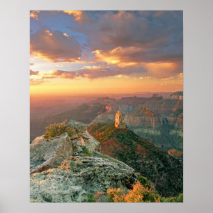 USA, Arizona, Grand Canyon National Park. Point Poster