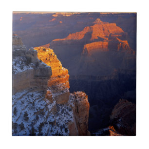 USA, Arizona, Grand Canyon National Park, Winter Tile