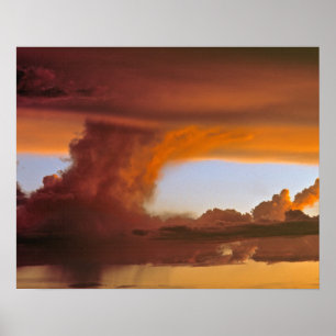 USA, Arizona, Grand Canyon NP. Sunset creates Poster