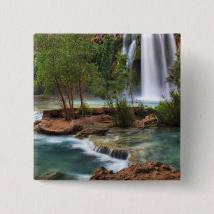 USA, Arizona, Havasu Canyon. The peaceful 15 Cm Square Badge