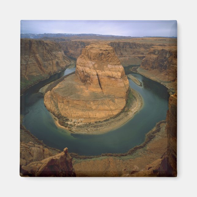 USA, Arizona. Horseshoe Bend showing erosion by Magnet (Front)