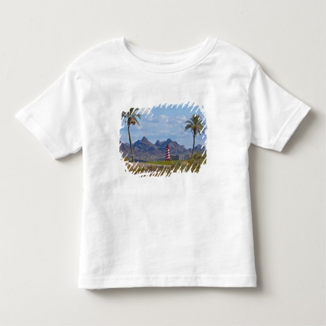 USA, Arizona, Lake Havasu City. Lighthouse next Toddler T-Shirt (Front)