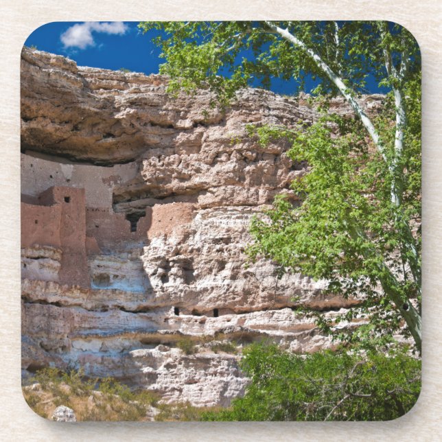 USA, Arizona. Montezuma Castle, The Ruins Coaster (Front)