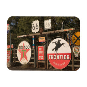 USA, Arizona, Sedona: Antique Advertising Signs Magnet