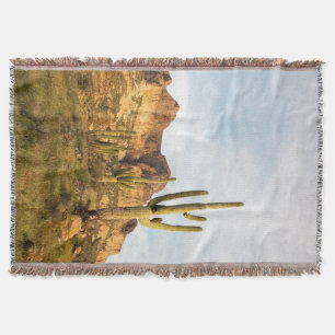 USA, Arizona, Tonto National Forest, Picketpost 2 Throw Blanket