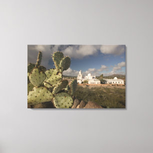 USA, Arizona, Tucson: Mission San Xavier del Bac 2 Canvas Print