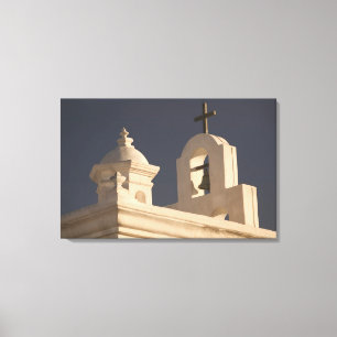 USA, Arizona, Tucson: Mission San Xavier del Bac Canvas Print