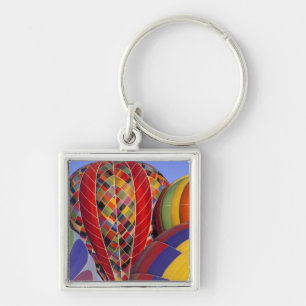 USA, Arizona, Val Vista. Colourful hot-air Key Ring