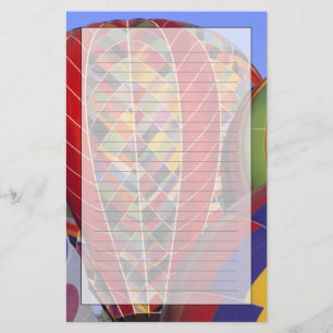 USA, Arizona, Val Vista. Colourful hot-air Stationery