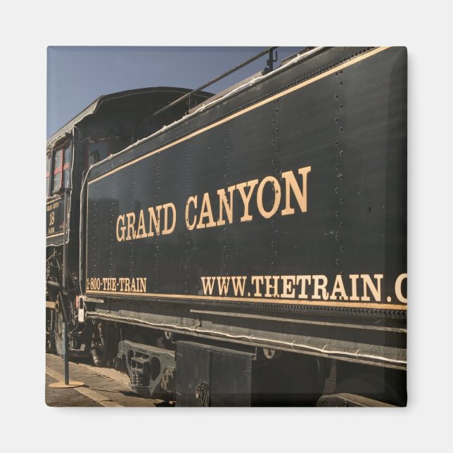USA, Arizona, Williams: Grand Canyon Railroad Magnet (Front)