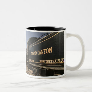 USA, Arizona, Williams: Grand Canyon Railroad Two-Tone Coffee Mug