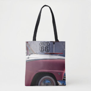 USA, Arizona, Williams. Rt. 66 Town, 1950's Tote Bag