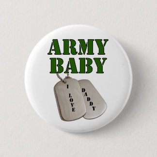 usa-army baby-dad 6 cm round badge
