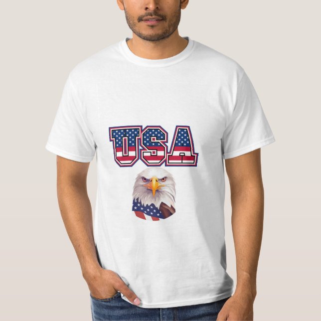 USA art t-shirt design (Front)