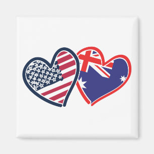 USA---Austrailia-Love Magnet