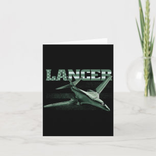 Usa B1 Lancer Military Jet Bomber Airplane Card