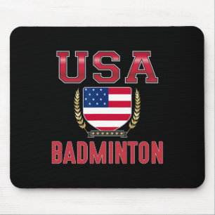 Usa Badminton - Mouse Pad