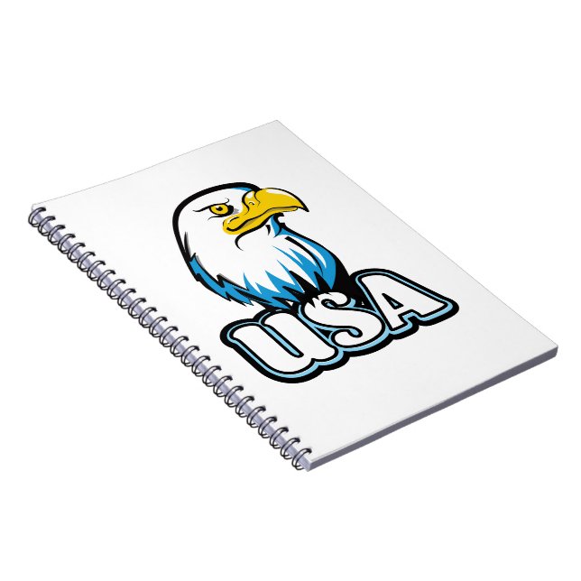 USA Bald Eagle (limited Blue edition) Notebook (Right Side)