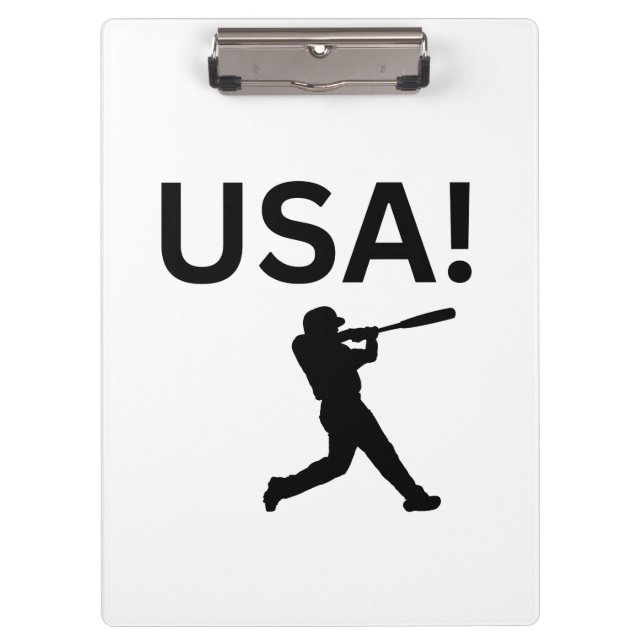 USA baseball player using dot as a ball Clipboard (Front)