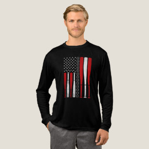 USA Baseball Softball Flag Tri-Blend Shirt