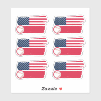 USA Baseball Stickers