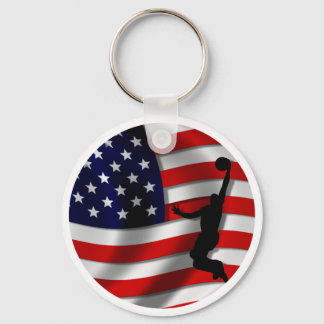 usa basketball key ring