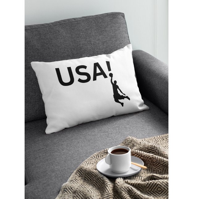 USA basketball player Lumbar Cushion (Creator Uploaded)