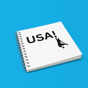 USA basketball player Notebook