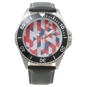 USA Bauhaus Geometric Art Watch