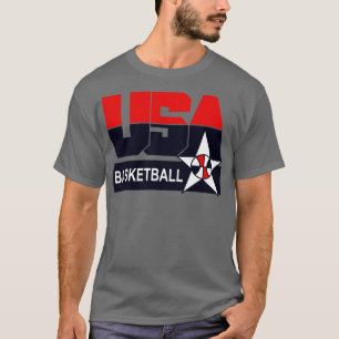 USA Bball Basketball Pin T-Shirt
