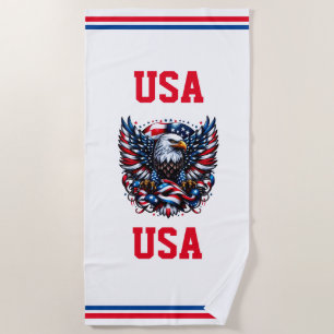 USA Beach Towel