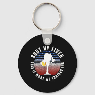 USA Beer Drinking Team Funny Day American Gift Key Ring
