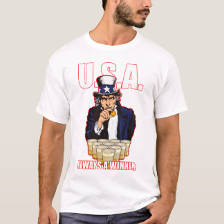 USA Beer Pong: "Always a Winner" Tee
