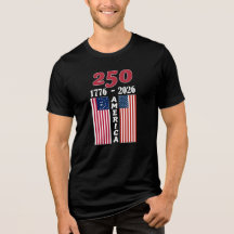 USA/BENNINGTON FLAG 250 DESIGN FOR DARK SHIRTS