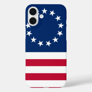usa betsy ross flag iPhone 16 plus case