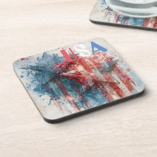 USA Beverage Coaster