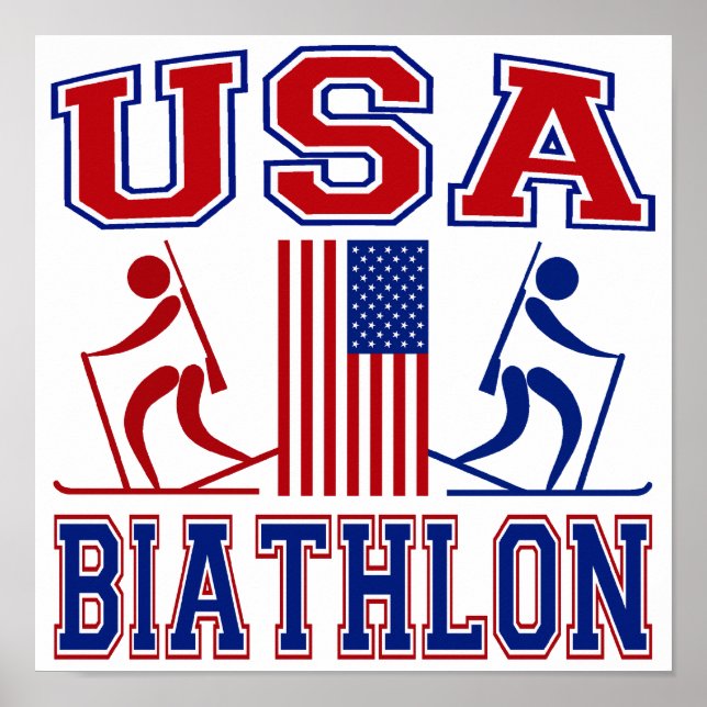 USA Biathlon Poster (Front)