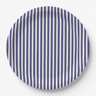 USA-blue-white-vert-stripe.png Paper Plate
