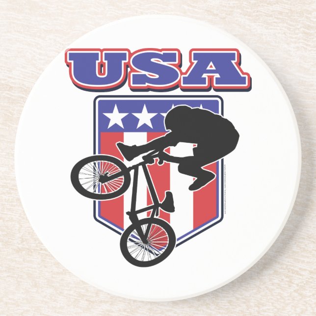 USA BMX Biker Coaster (Front)