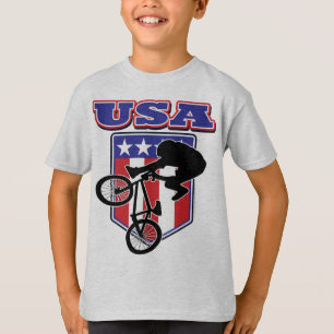 USA-BMX Biker T-Shirt
