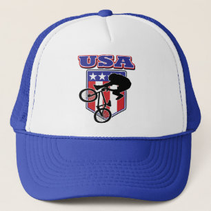 USA BMX Biker Trucker Hat