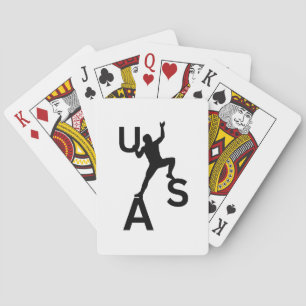 USA bouldering Playing Cards