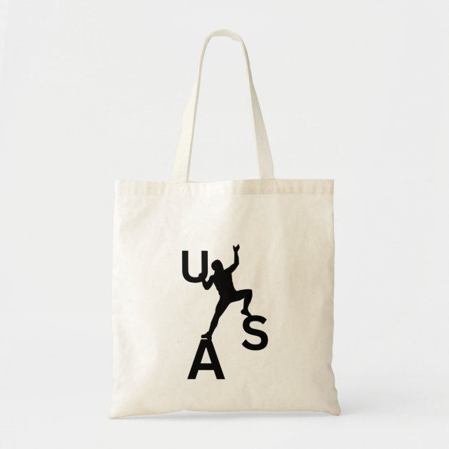 USA bouldering Tote Bag (Front)