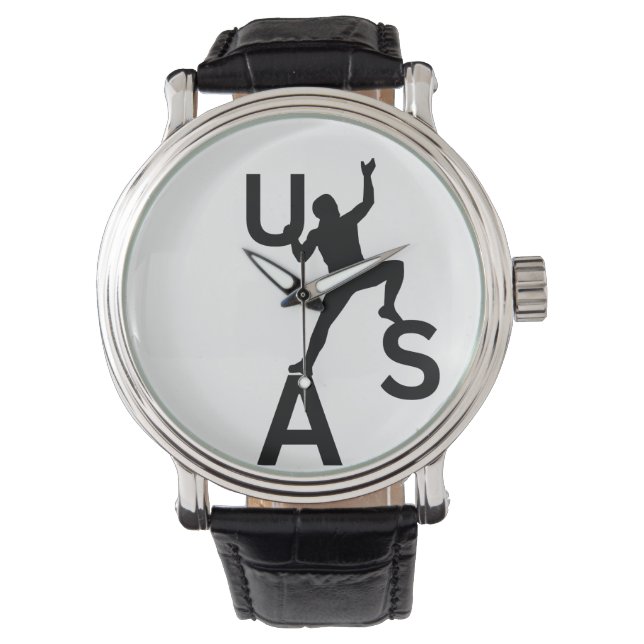 USA bouldering Watch (Front)