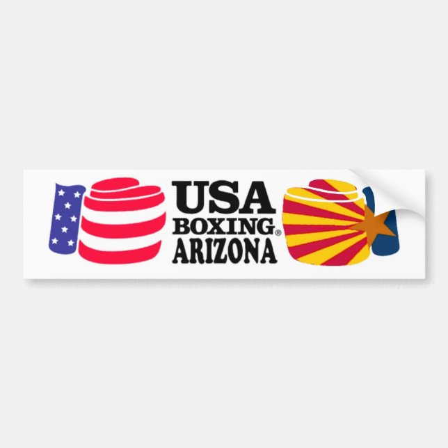 USA Boxing Arizona Bumper Sticker (Front)
